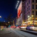 Affichage grand format Bellecour, campagne Trenitalia à Bellecour