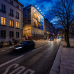 Publicité sur échafaudage Amazon Prime Video