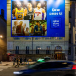 Publicité sur échafaudage Amazon Prime Video