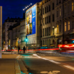 Publicité sur échafaudage Amazon Prime Video