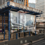 Toile monumentale 90 m² – promotion immobilière à Paris