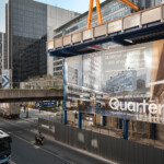 Bâche grand format – intégration urbaine Paris Bercy