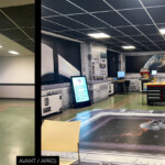 Vitrophanie double couche LightAir: vue spatiale en trompe‑l’œil, obscurité garantie