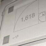 Détail décor : formules mathématiques en haute définition