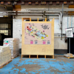 Panneau de signalétique directionnelle et informative guidant les visiteurs du festival, une solution d'affichage événementiel sur mesure à Lyon.
